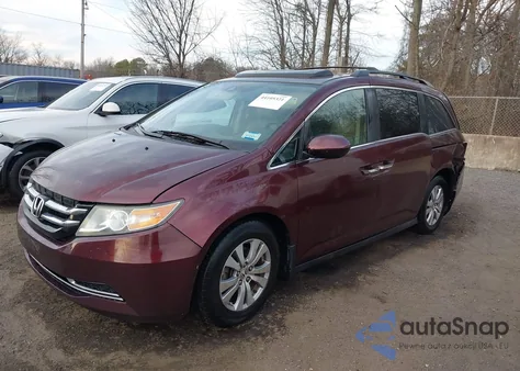 2015 Honda Odyssey Ex-L z USA, uszkodzony, nr VIN 5FNRL5H6XFB096718